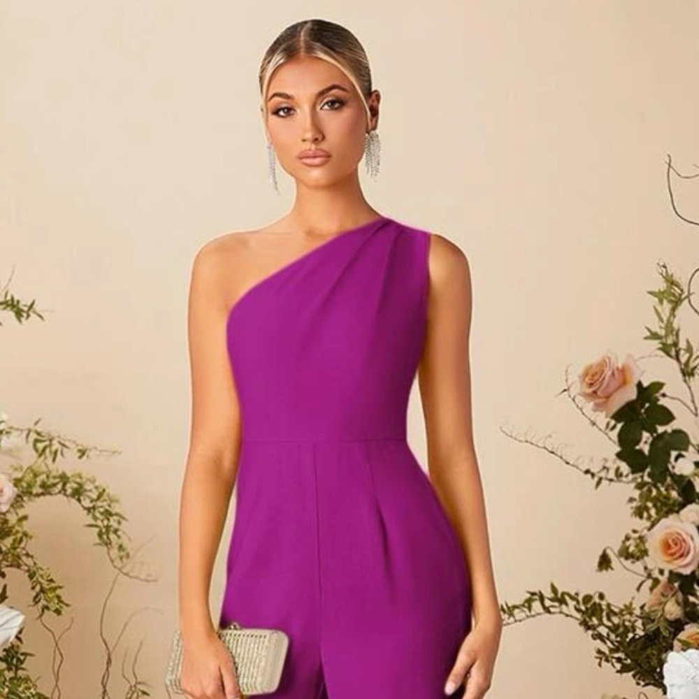 Elegant Purple Jumpsuit Gem